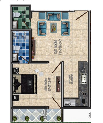 1 BHK Builder Floor For Sale in Sarfabad Village