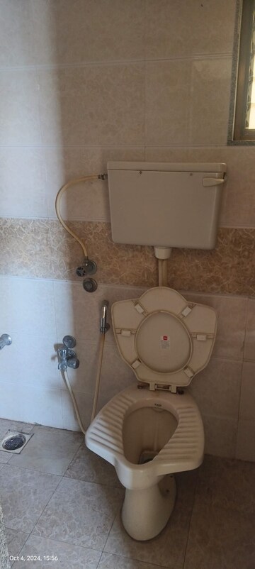 Bathroom in 2 BHK Apartment at Powai Himalaya CHS, Powai – for Rent