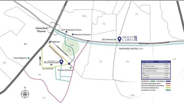 3 BHK Builder Floor – Map Location View at Whiteland Blissville, Sector 76 - for Sale