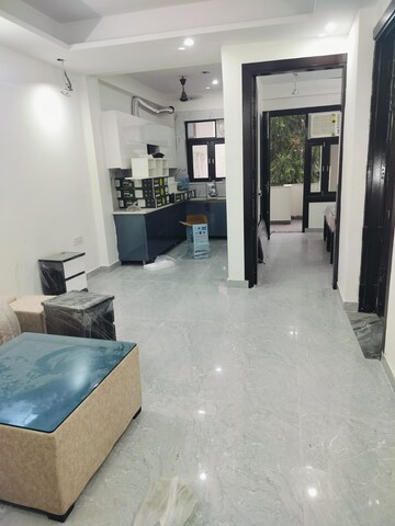 Living Room in 2 BHK Builder Floor at DLF Galleria Market, Sector 28 – for Rent
