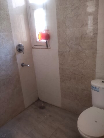 Bathroom in 3 BHK Builder Floor at Dhakoli – for Rent