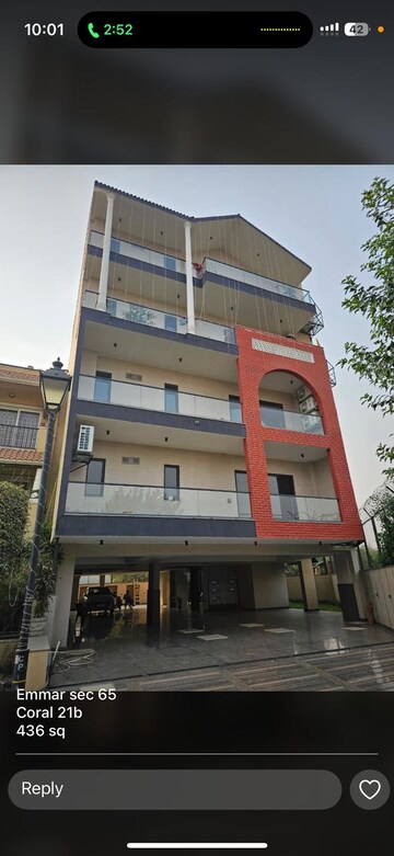 4 BHK Builder Floor – Exterior View View at Emaar Emerald Floors Select, Sector 65 - for Sale