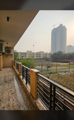 Balcony in 4 BHK Builder Floor at Emaar Emerald Floors Select, Sector 65 – for Sale