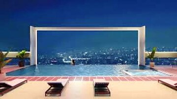 Swimming Pool in 2 BHK Apartment at Bharat Wembley 24, Majiwada – for Sale