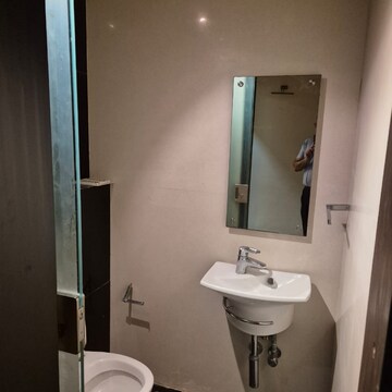 Bathroom in 2 BHK Apartment at Textila CHS, Rbi Colony – for Rent
