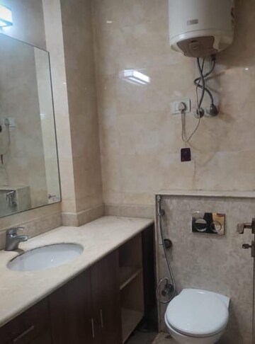 Bathroom in 2 BHK Builder Floor at Kishangarh – for Rent