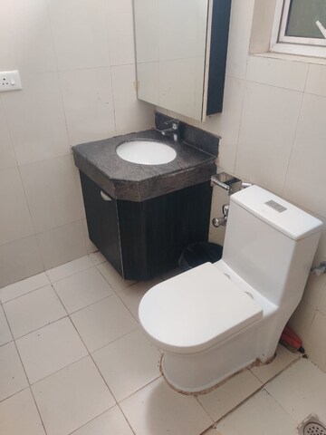 Bathroom in 3 BHK Builder Floor at Ansal API Esencia, Sector 67 – for Rent