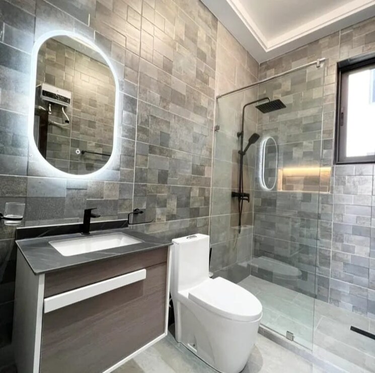 Bathroom, sector 35 3.5 Bedroom 2700 Sq.Ft. Builder Floor In Sector 35 Faridabad 8780211