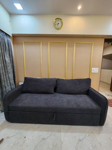 Living Room in 1 BHK Apartment at Sunteck Maxxworld, Tivri – for Rent