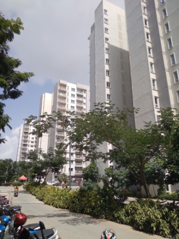 3 BHK + Pooja Room Apartment For Rent in LnT Raintree Boulevard