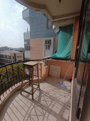 Balcony in 3 BHK Builder Floor at Technocrat CGH Society, Sector 56 – for Rent