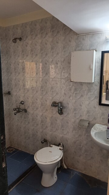 Bathroom in 3 BHK Apartment at Hiranandani Estate, Ghodbunder Road – for Rent