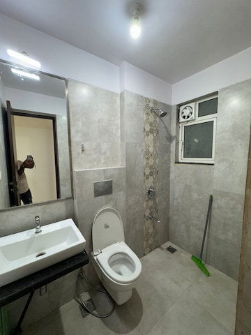 Bathroom in 2 BHK Apartment at Omkar Ananta, Goregaon East – for Rent