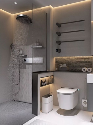 Bathroom in 2 BHK Independent House at Mohabbewala – for Sale