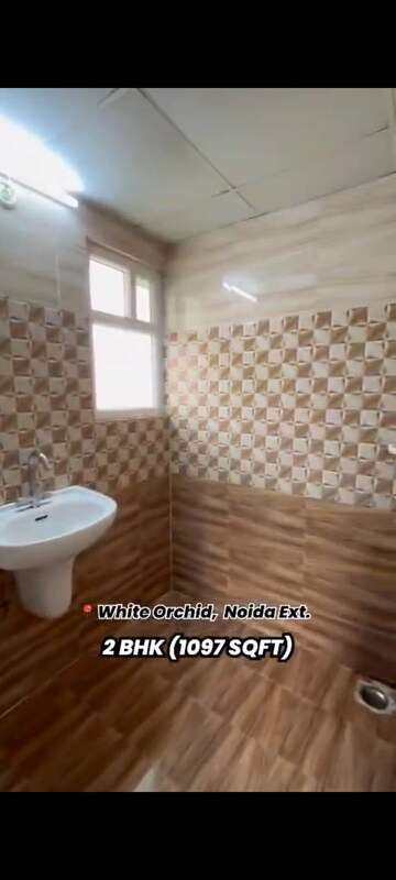 Bathroom in 2 BHK Apartment at Town Park White Orchid, Sector 16c Greater Noida – for Sale
