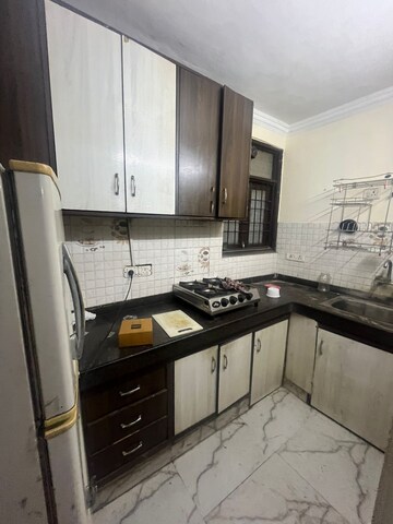 Kitchen in 2 BHK Builder Floor at Panchsheel Vihar – for Rent