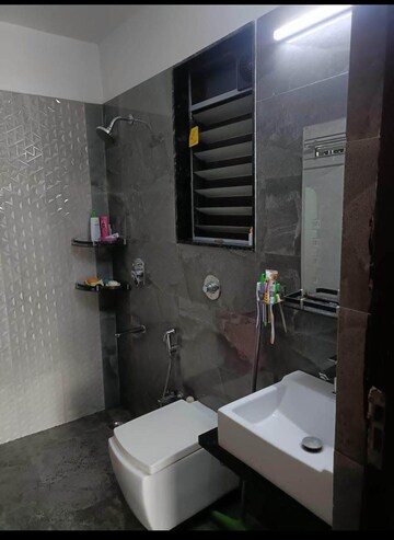 Bathroom in 2 BHK Builder Floor at Sarvoday Ashish, Dombivli East – for Rent
