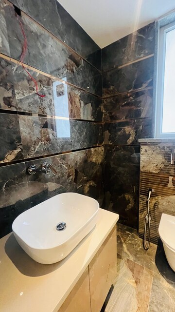 Bathroom in 3 BHK Builder Floor at Malibu Shopping Arcade, Sector 47 – for Sale