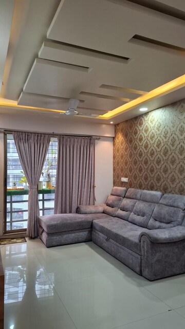 Living Room in 2 BHK Apartment at Armstrong Hex Blox, Kharghar – for Rent