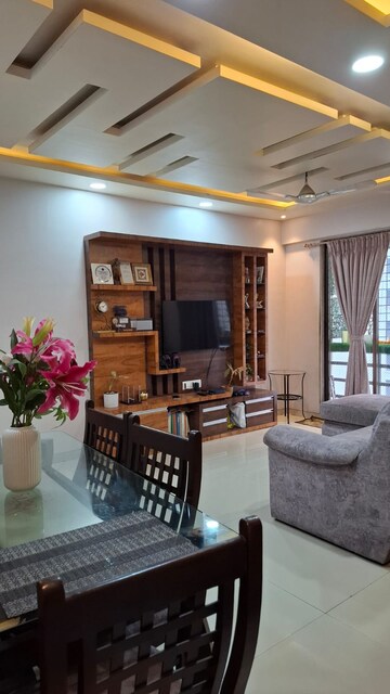 Living Room in 2 BHK Apartment at Armstrong Hex Blox, Kharghar – for Rent