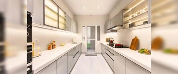 Kitchen in 3 BHK Apartment at LnT Island Cove, Mahim – for Sale