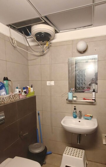 Bathroom in 3 BHK Apartment at Rajapushpa Atria, Gachibowli – for Rent