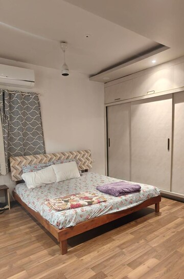 Bedroom in 3 BHK Apartment at Rajapushpa Atria, Gachibowli – for Rent