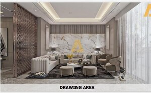Living Room in 4 BHK Builder Floor at Nirvana Courtyard, Sector 50 – for Sale