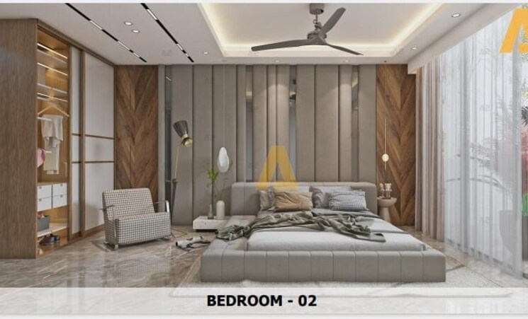 Bedroom, nirvana-courtyard 4 Bedroom 475 Sq.Yd. Builder Floor In Sector 50 Gurgaon 8780669