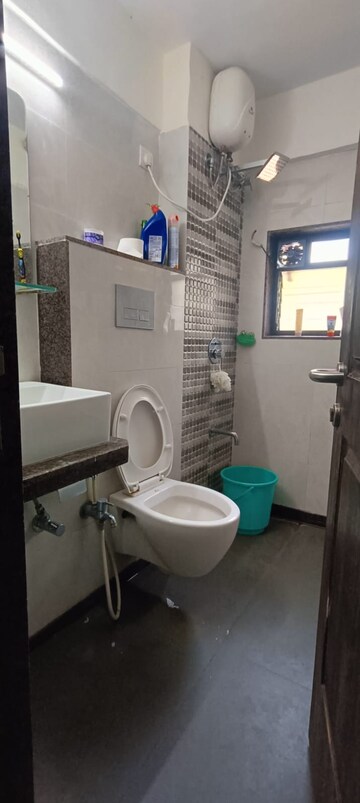 Bathroom in 2 BHK Apartment at Hiranandani Gardens Tulip, Powai – for Rent