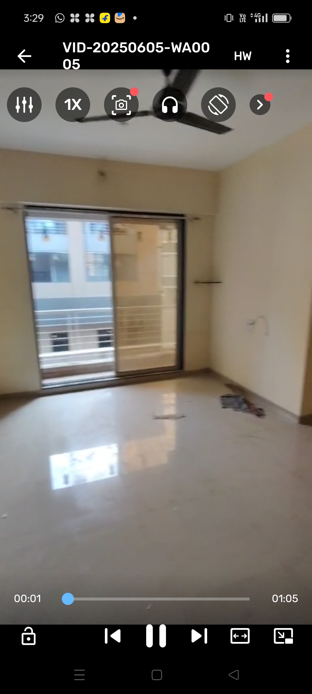 2 BHK + Study Room Apartment For Rent in Kamdhenu Gardenia