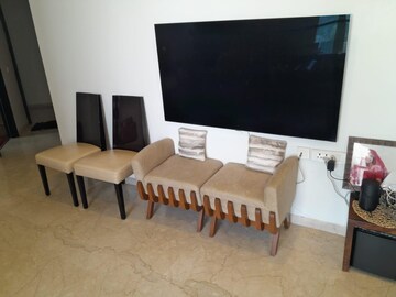 Living Room in 3 BHK Apartment at Omkar 1973, Worli – for Rent