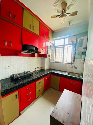 Kitchen in 3 BHK Apartment at Mittal Rajnagar Residency, Raj Nagar Extension – for Rent