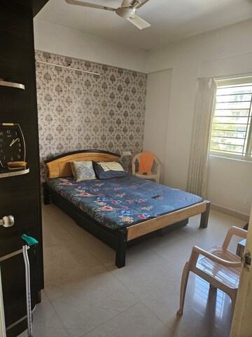 Bedroom in 3 BHK Apartment at Saranya Sarovar, Whitefield – for Rent