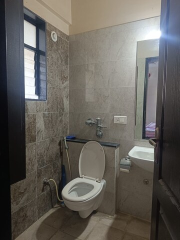Bathroom in 3 BHK Apartment at Nyati Meadows, Wadgaon Sheri – for Rent