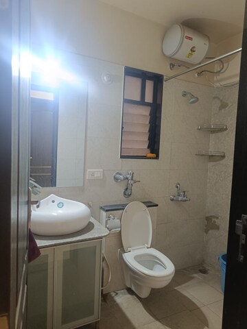 Bathroom in 3 BHK Apartment at Nyati Meadows, Wadgaon Sheri – for Rent