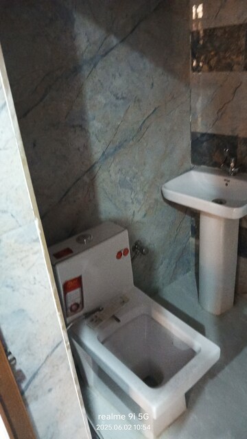 Bathroom in 2 BHK Apartment at Dhakoli – for Rent