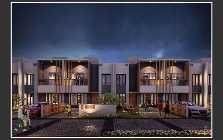 Exterior View, kharadi 3 Bedroom 1300 Sq.Ft. Villa In Kharadi Pune 8781095