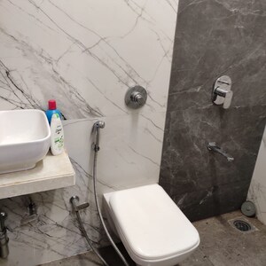 Bathroom in 1 BHK Apartment at Adityaraj Avenue, Tagore Nagar – for Sale