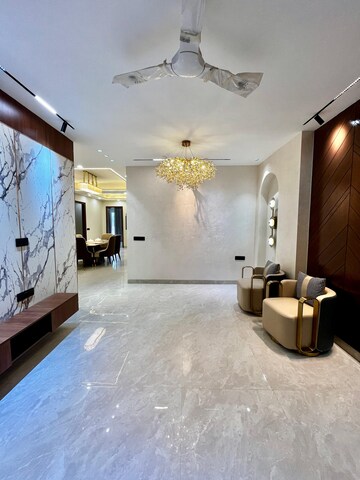 Living Room in 4 BHK Builder Floor at Ansal API Esencia, Sector 67 – for Sale