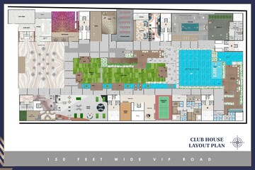 Master Plan in 4 BHK Apartment at Vesu – for Sale