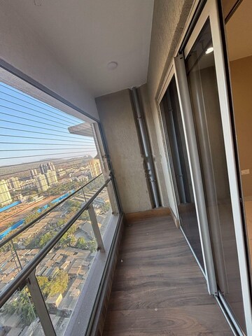 Balcony in 3 BHK Apartment at Shapoorji Pallonji Epsilon, Kandivali East – for Rent