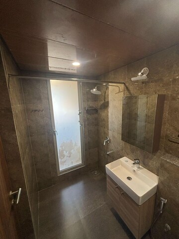 Bathroom in 3 BHK Apartment at Shapoorji Pallonji Epsilon, Kandivali East – for Rent