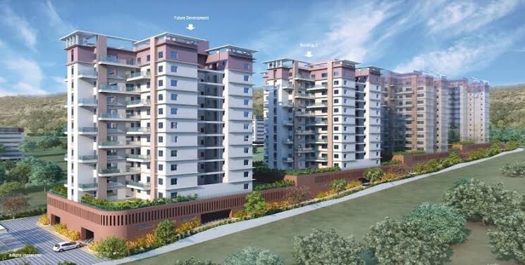 Exterior View, kumar-peninsula 3 Bedroom 1028 Sq.Ft. Apartment In Baner Pune 8781183