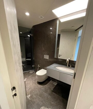 Bathroom in 4 BHK Apartment at Lodha World View, Worli – for Rent