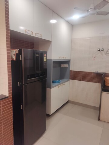Kitchen in 1.5 BHK Apartment at Thane West – for Rent