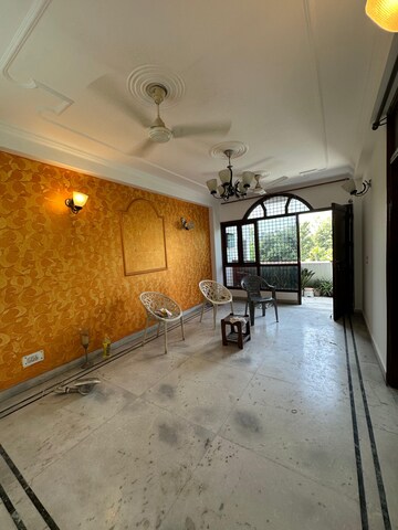 Living Room in 3 BHK Builder Floor at Malviya Nagar – for Rent