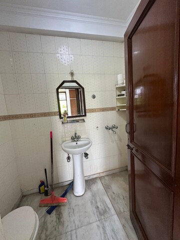 Bathroom in 3 BHK Builder Floor at Malviya Nagar – for Rent