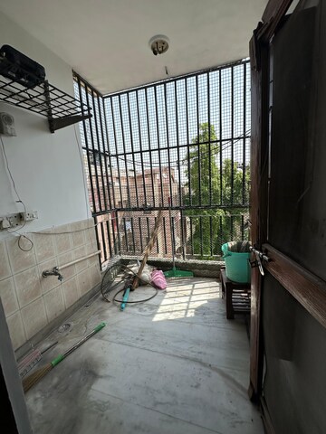 Balcony in 3 BHK Builder Floor at Malviya Nagar – for Rent