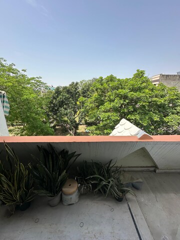 Balcony in 3 BHK Builder Floor at Malviya Nagar – for Rent